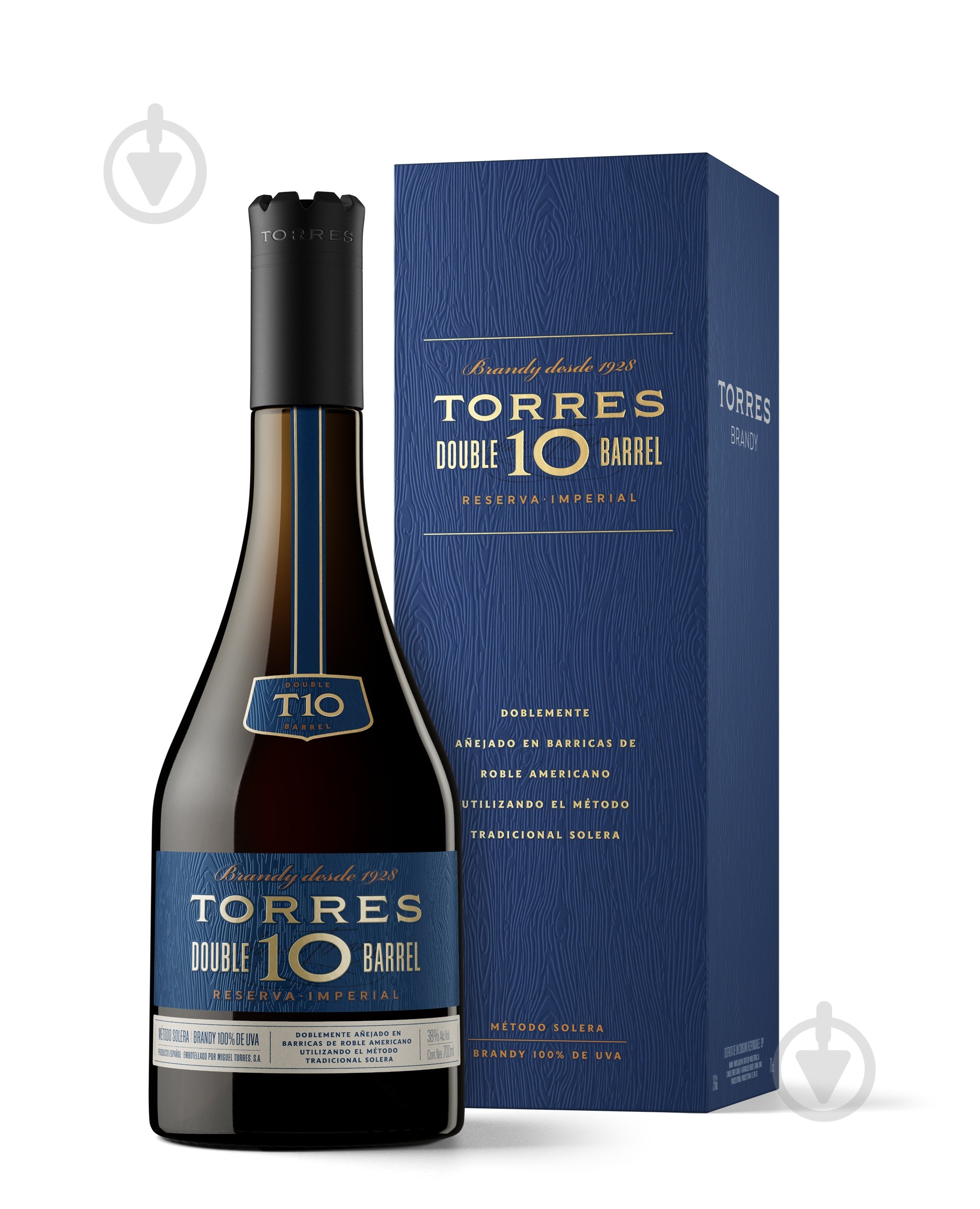 Бренди Torres Double Barrel 10 лет выдержки 38% 0,7 л - фото 1