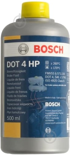 Тормозная жидкость Bosch DOT-4 0,5 л (1 987 479 112) - фото 1