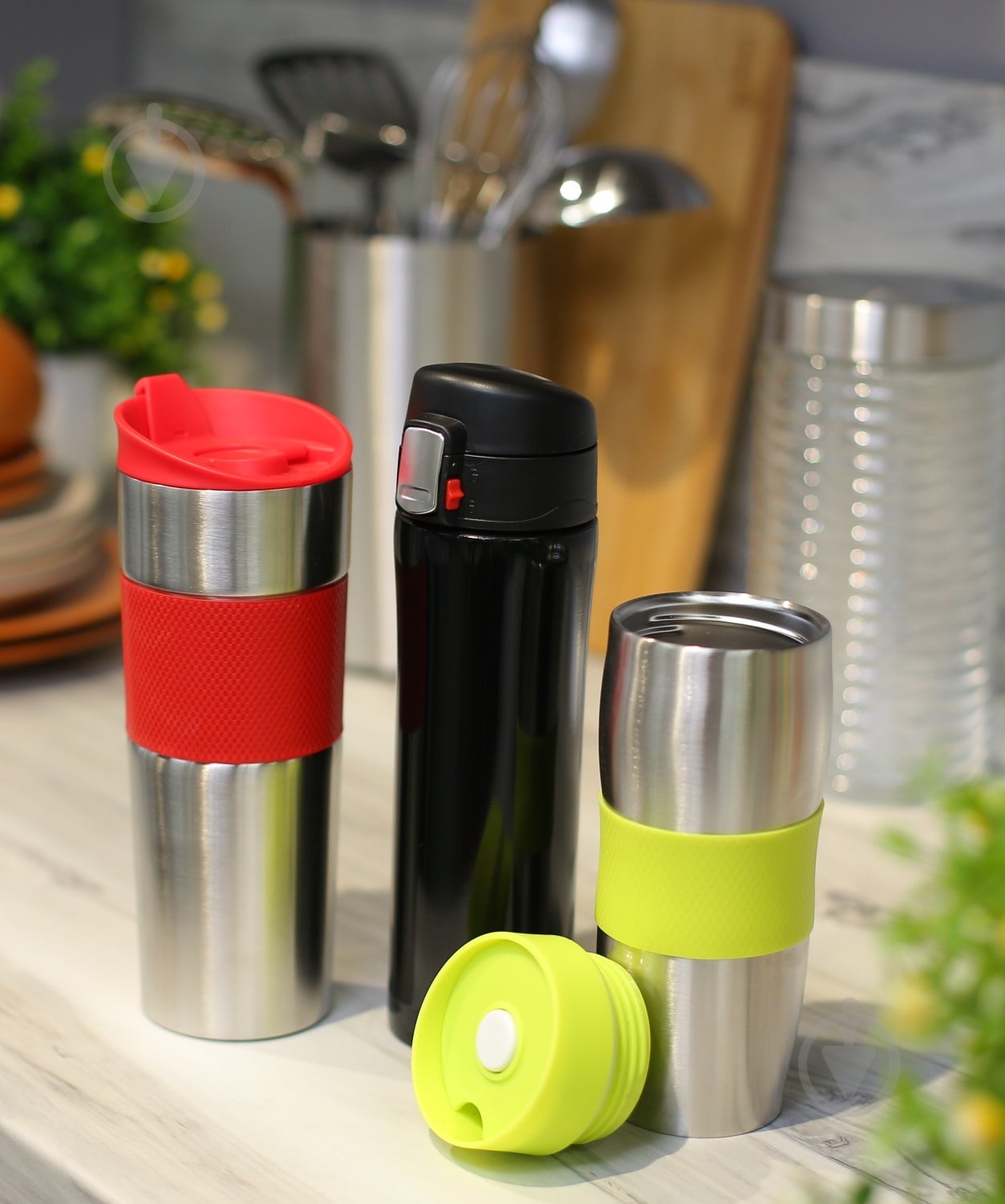 Термочашка UP! (Underprice) Classic 380 мл зеленая - фото 4