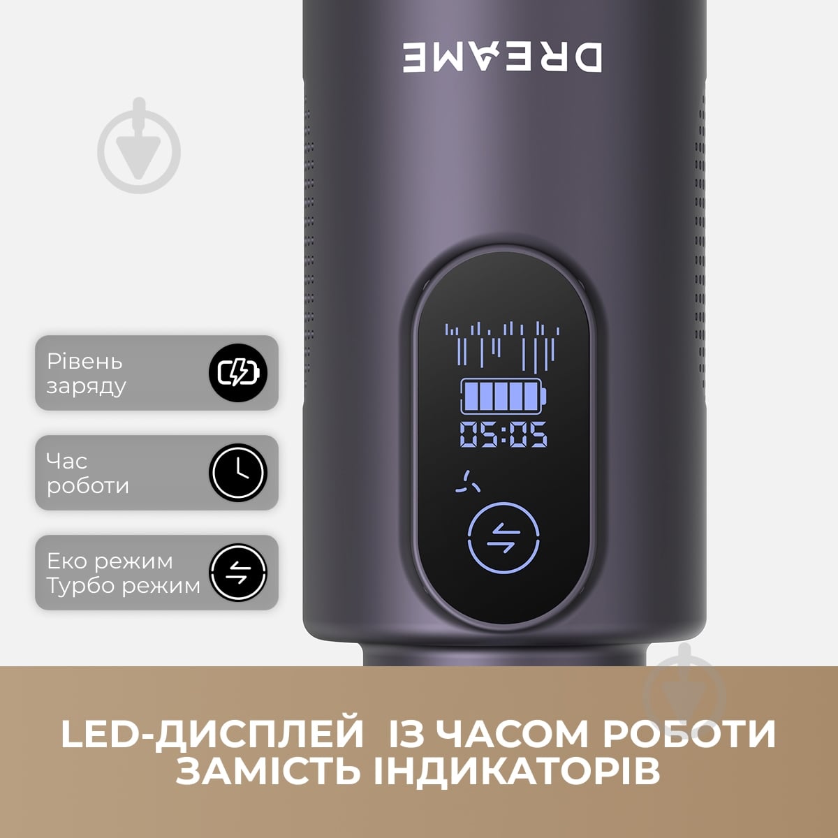 Пылесос аккумуляторный DREAME DE10 blue - фото 4