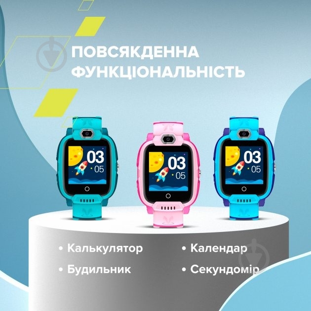 УЦЕНКА! Смарт-часы детские Canyon Jondy KW-44 Kids music pink 4G Camera GPS WiFi (CNE-KW44PP) (УЦ №2538) - фото 3