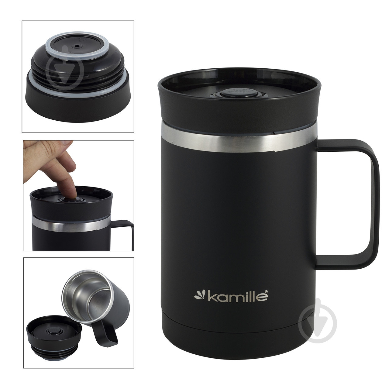 Термочашка Kamille KM-2038 360 мл - фото 2