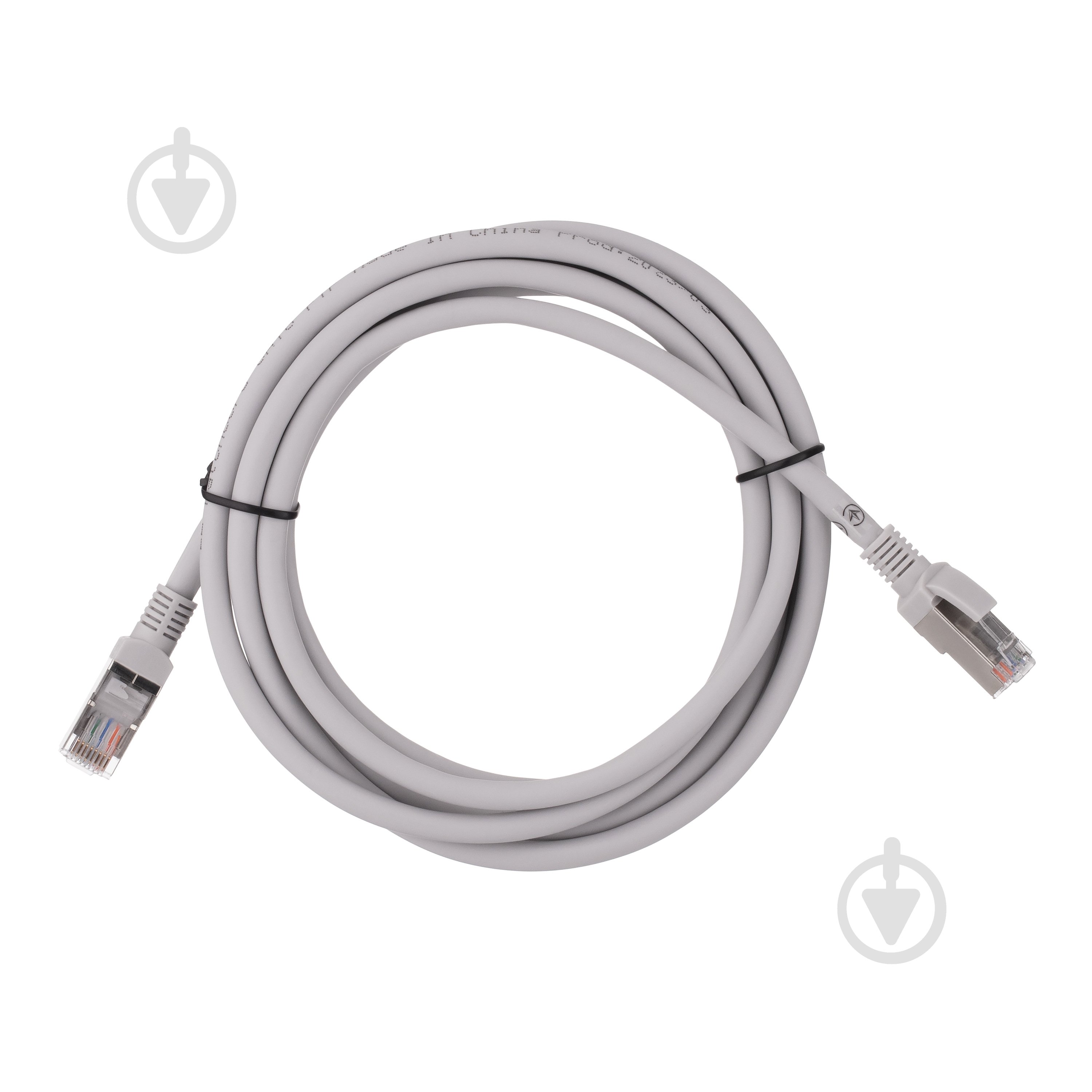 Патч-корд 2E САТ 6 26AWG 3 м серый - фото 1