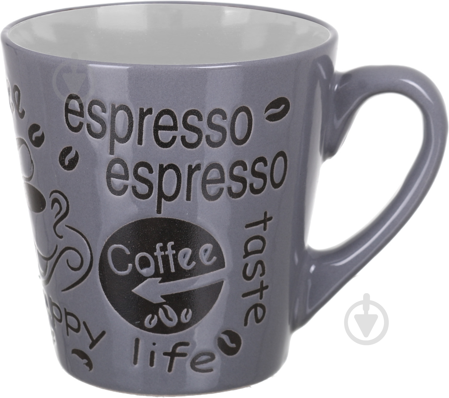 Чашка Bella Vita Espresso Gray 250 мл - фото 1 Чашка Bella Vita Espresso Gray 250 мл - фото 1
