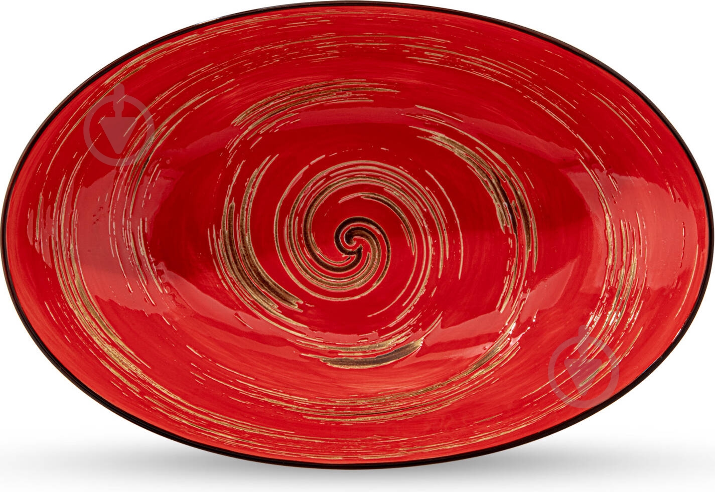 Блюдо Wilmax Spiral Red WL-669240/A - фото 1