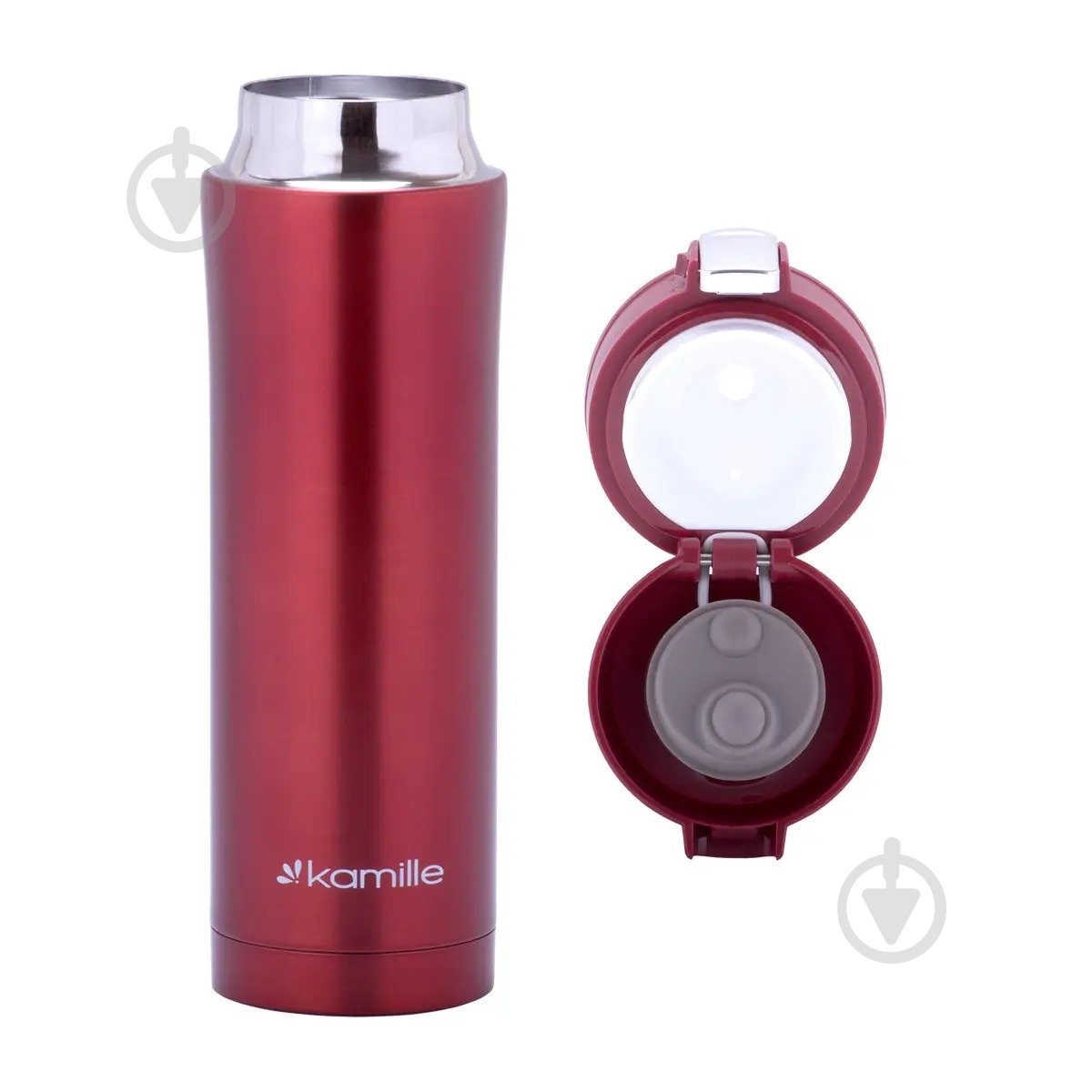 Термочашка Kamille KM-2088-RD 450 мл - фото 2