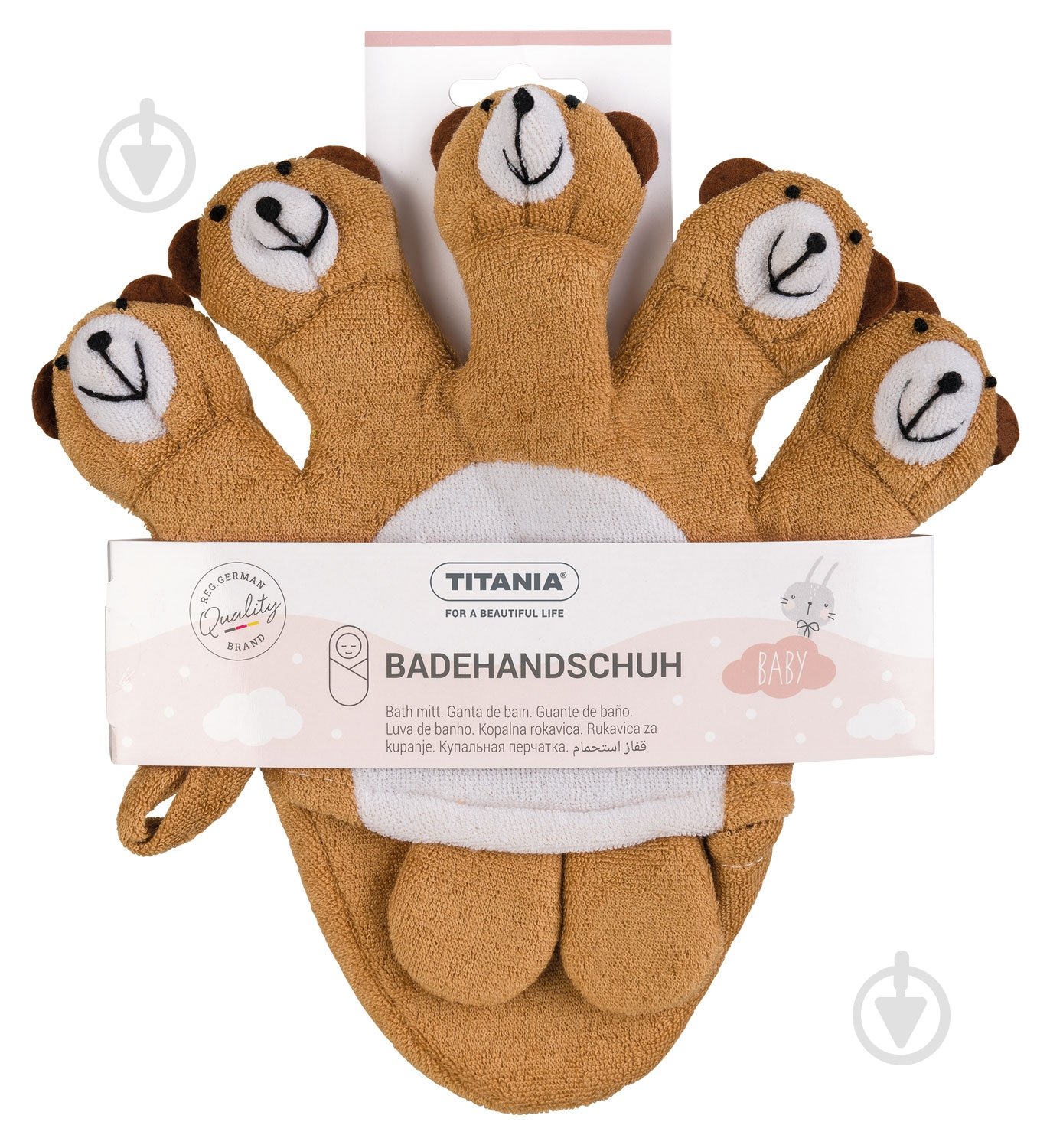 Мочалка TITANIA BEAR 9203 - фото 2 Мочалка TITANIA BEAR 9203 - фото 2