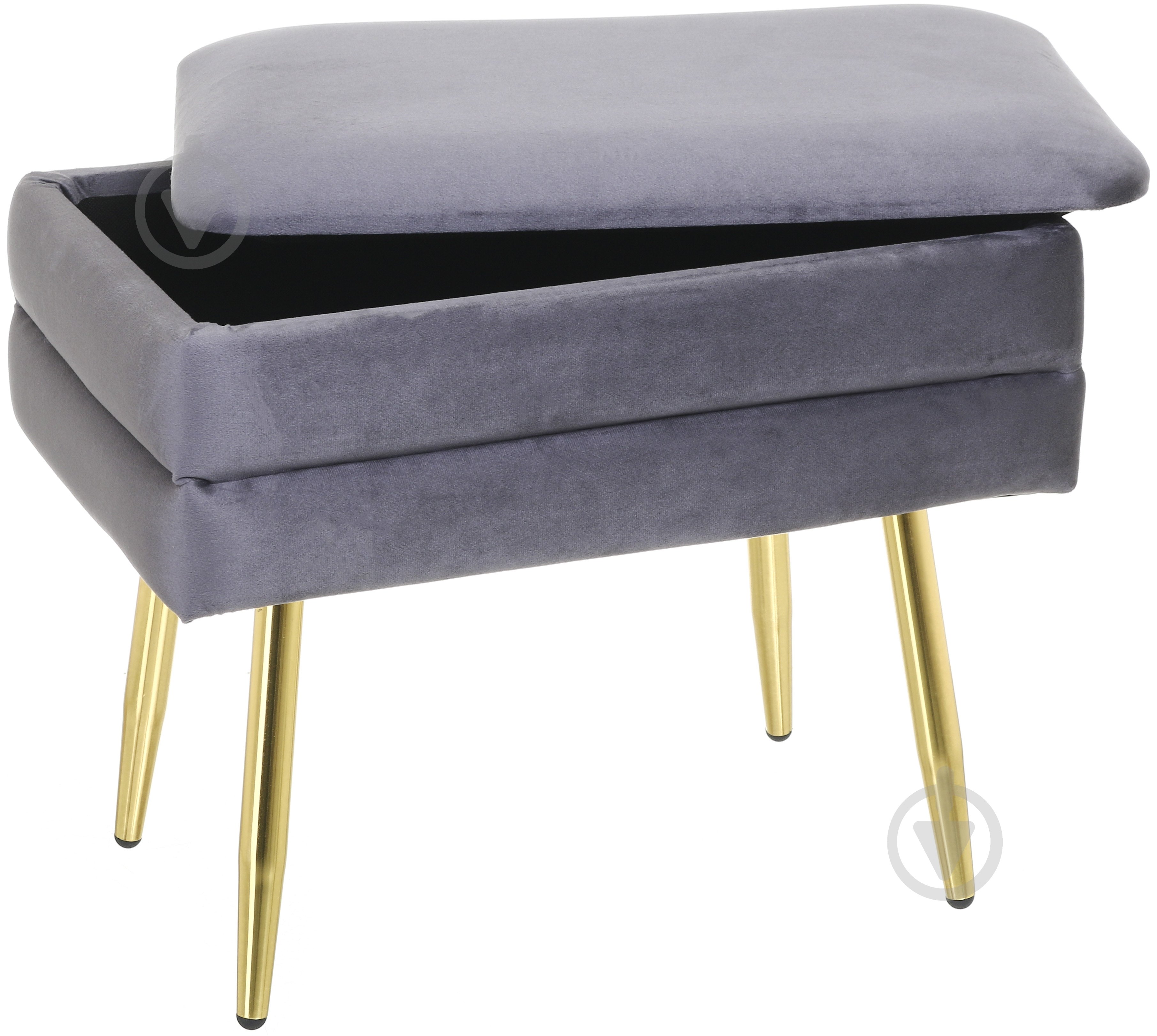 Пуф-банкетка KD Mini 420х500 мм серый (VWF19A230VA-56A-S) - фото 4