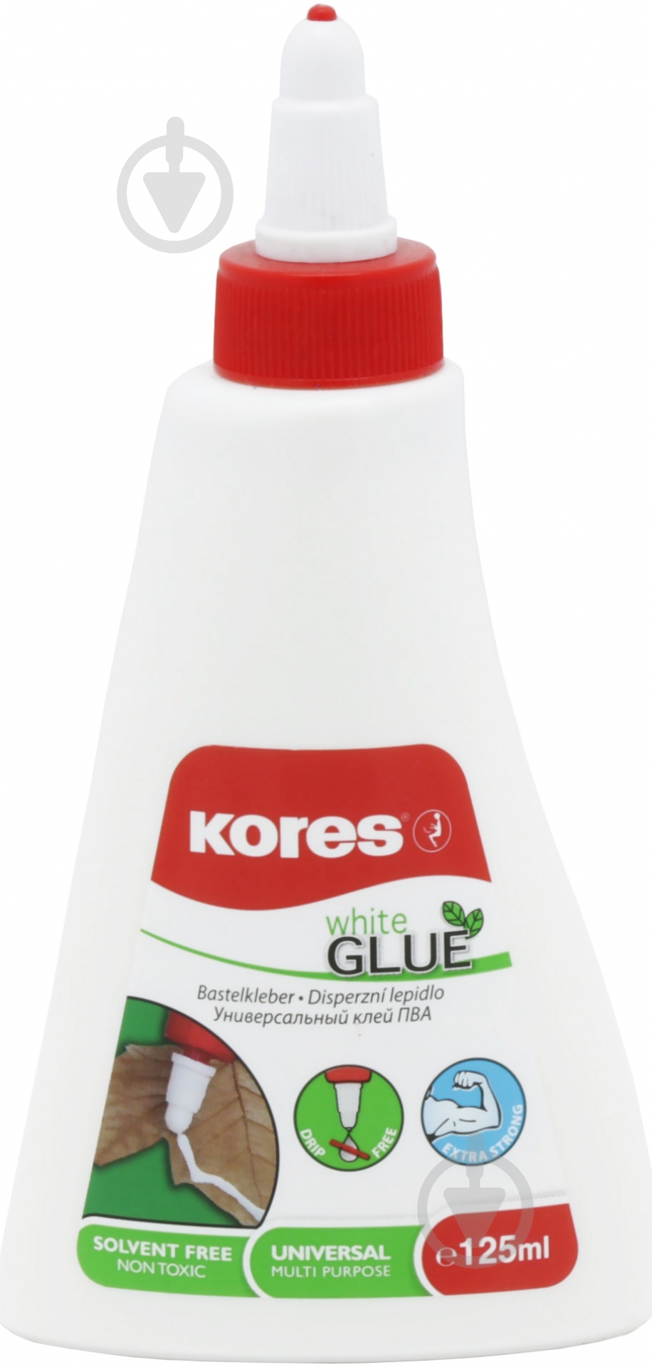 Клей ПВА K75825 125 мл Kores - фото 1 Клей ПВА K75825 125 мл Kores - фото 1