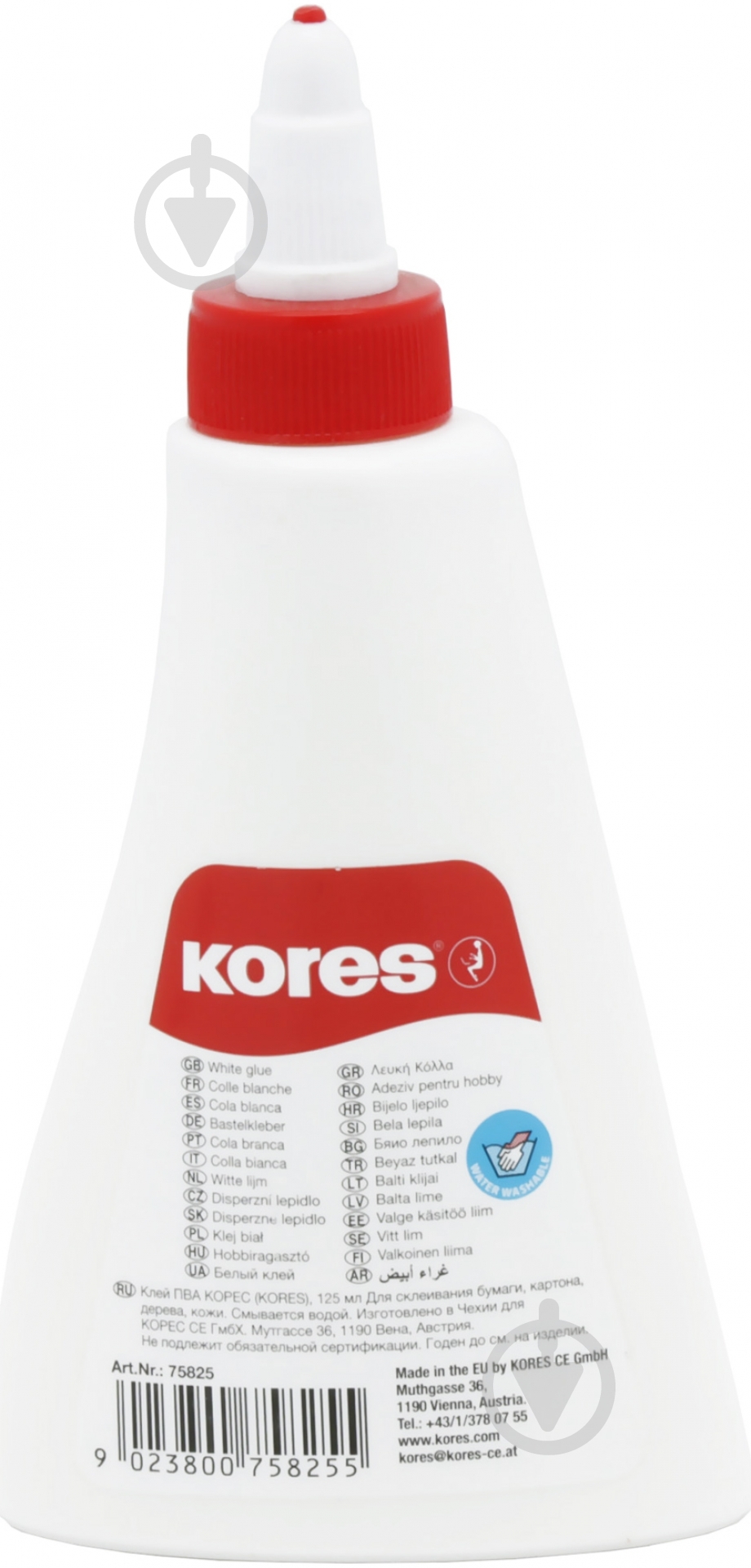 Клей ПВА K75825 125 мл Kores - фото 2 Клей ПВА K75825 125 мл Kores - фото 2