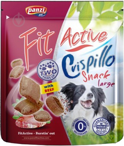 Снеки FitActive для собак с Говядиной 180 г Large (5998274311630) - фото 1