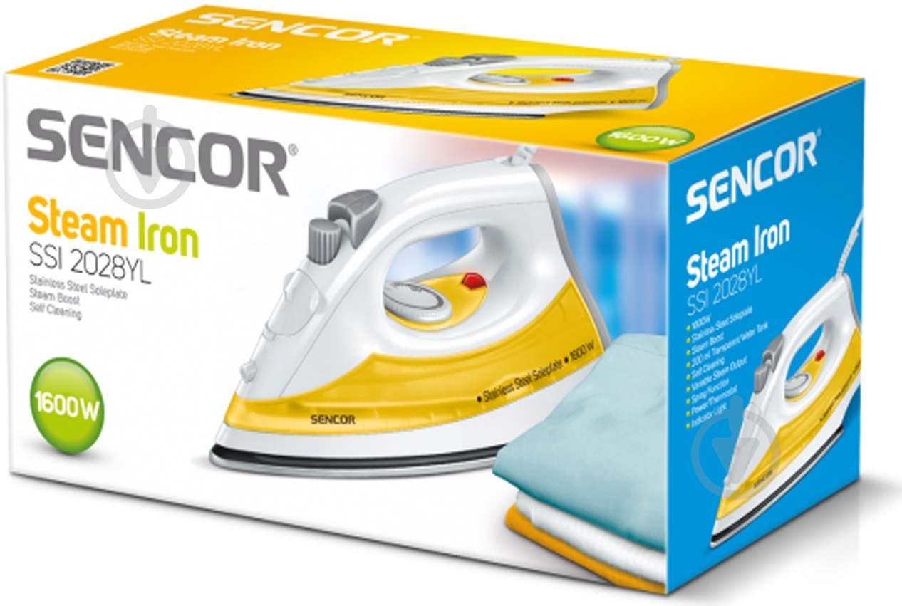 Утюг Sencor SSI2028YL - фото 2 Утюг Sencor SSI2028YL - фото 2
