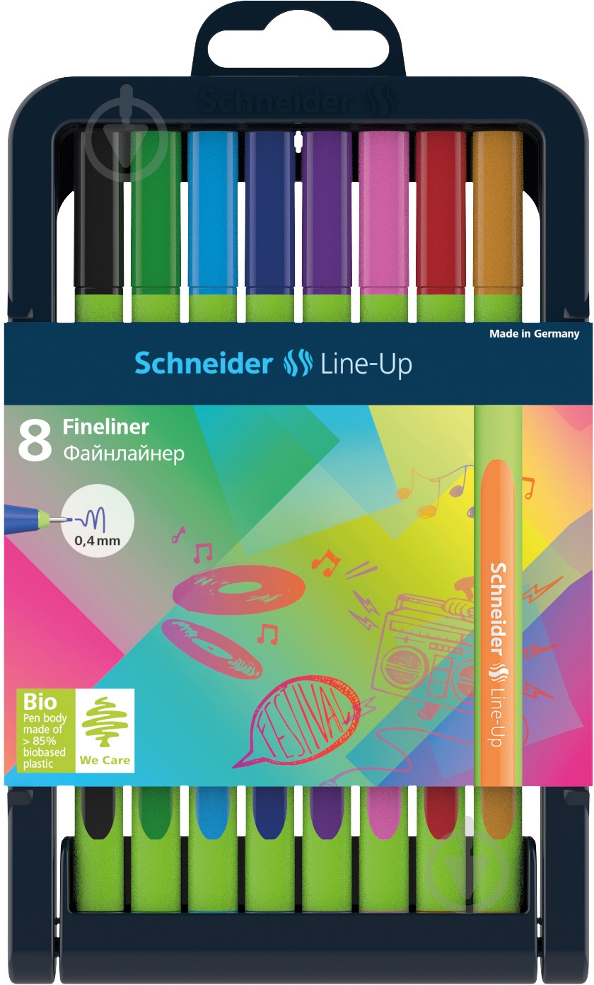 Набор лайнеров Schneider Line-Up S191098 8 шт. - фото 1