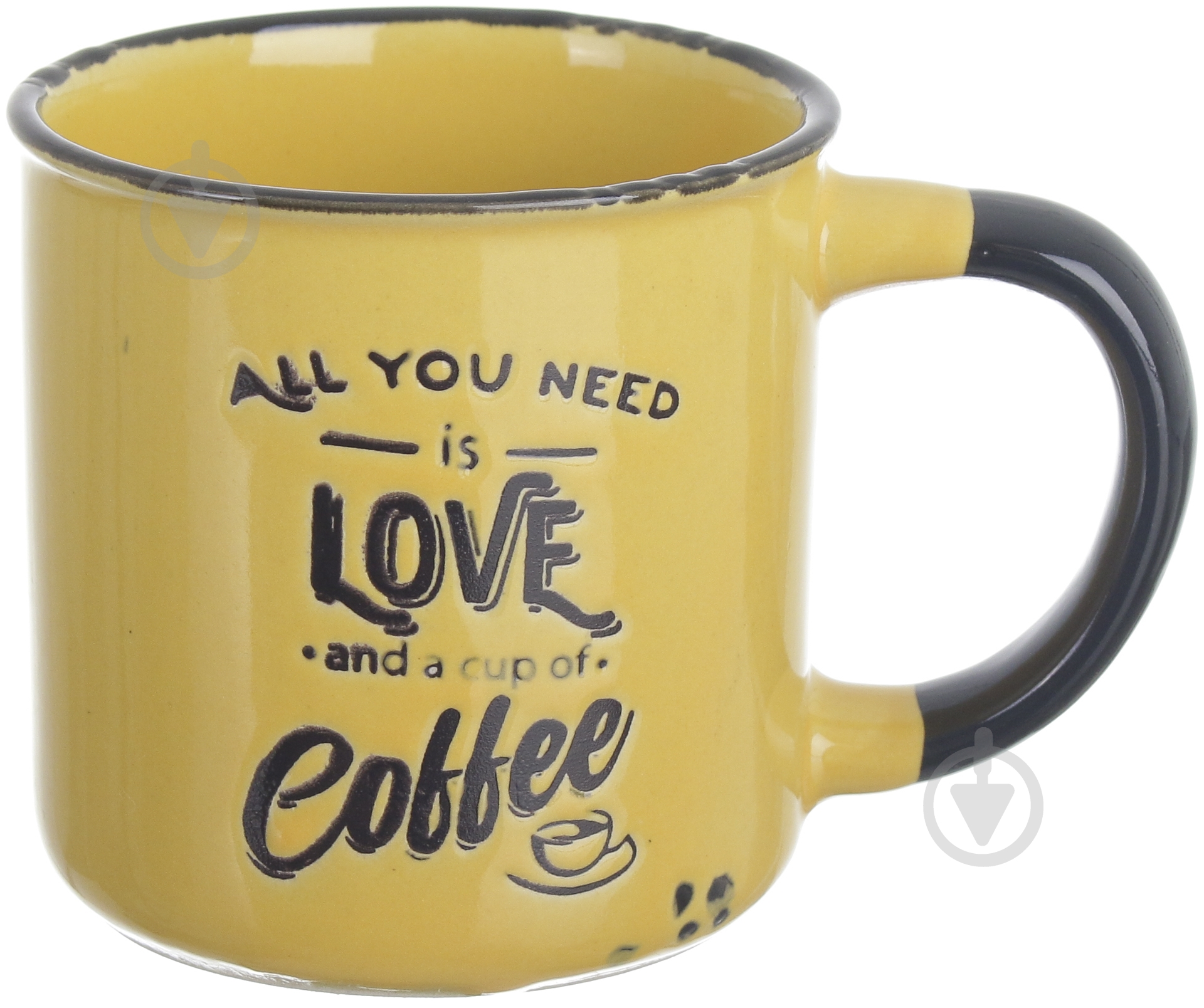 Чашка Bella Vita Notes Yellow 250 мл - фото 1