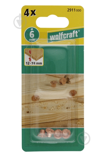 Шкант 8 мм 4 шт Wolfcraft 2912000 - фото 2 Шкант 8 мм 4 шт Wolfcraft 2912000 - фото 2