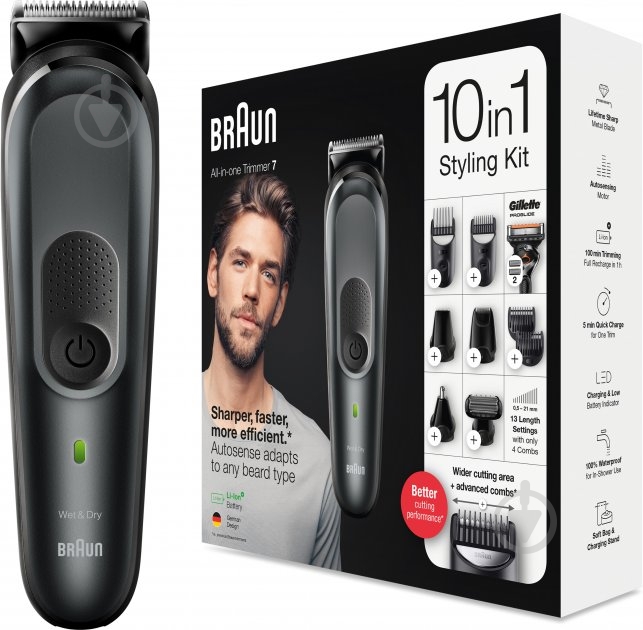 Триммер Braun MGK7321 - фото 2 Триммер Braun MGK7321 - фото 2