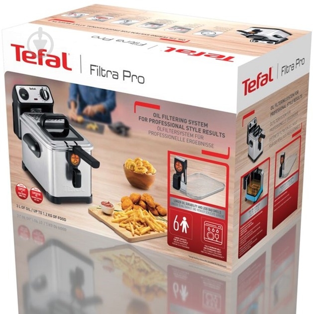 Фритюрница Tefal Filtra Pro FR511170 - фото 9