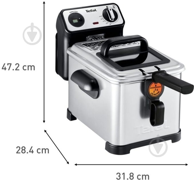 Фритюрница Tefal Filtra Pro FR511170 - фото 3