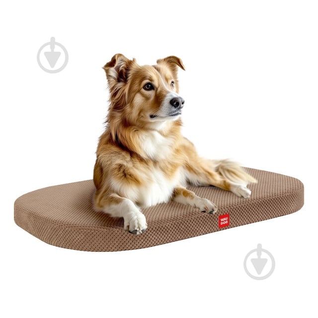 Лежанка Waudog Дорис велюр со съемным чехлом М бежевая - фото 5 Лежанка Waudog Дорис велюр со съемным чехлом М бежевая - фото 5