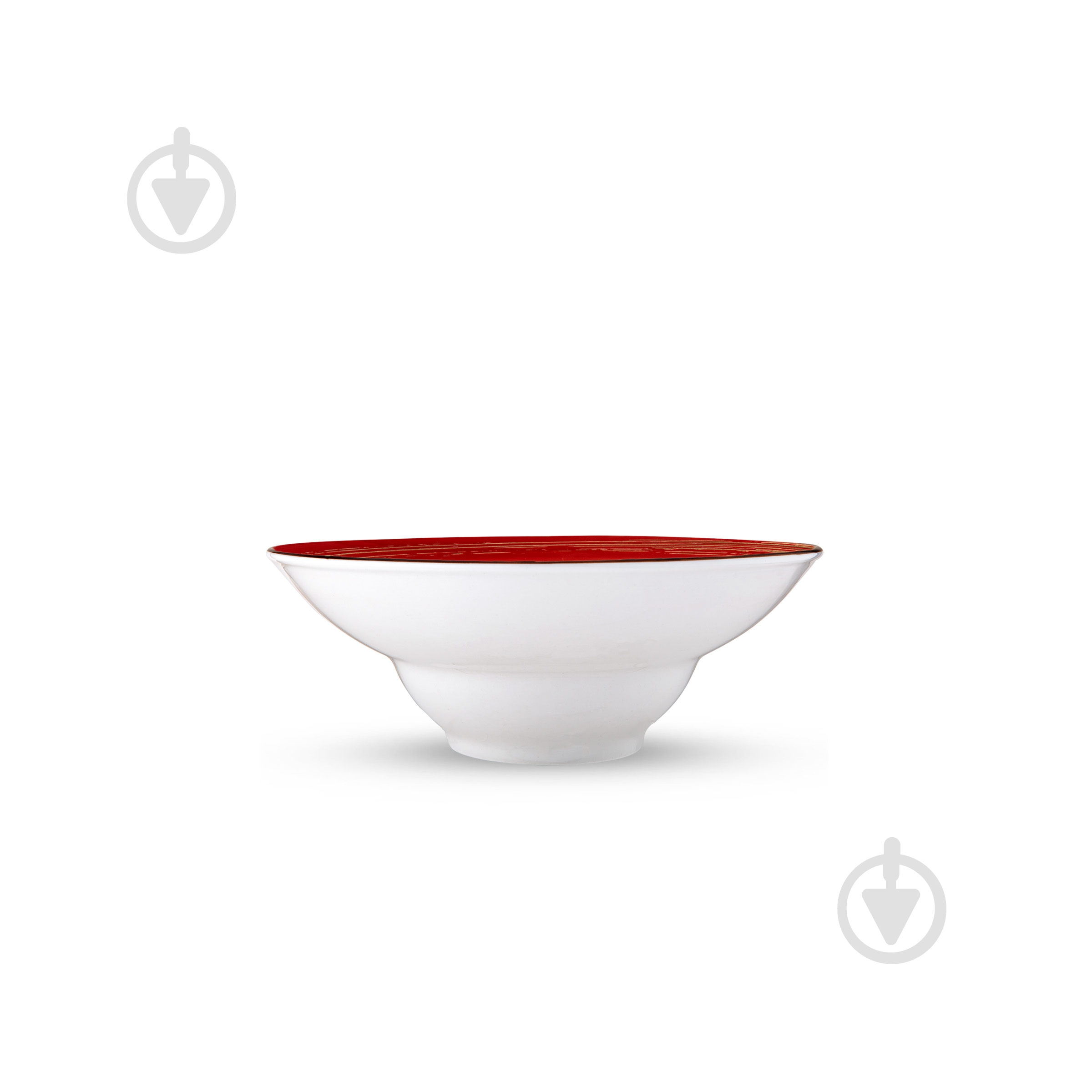 Тарелка обеденная Wilmax Spiral Red 20 см 800 мл WL-669222/A - фото 2 Тарелка обеденная Wilmax Spiral Red 20 см 800 мл WL-669222/A - фото 2