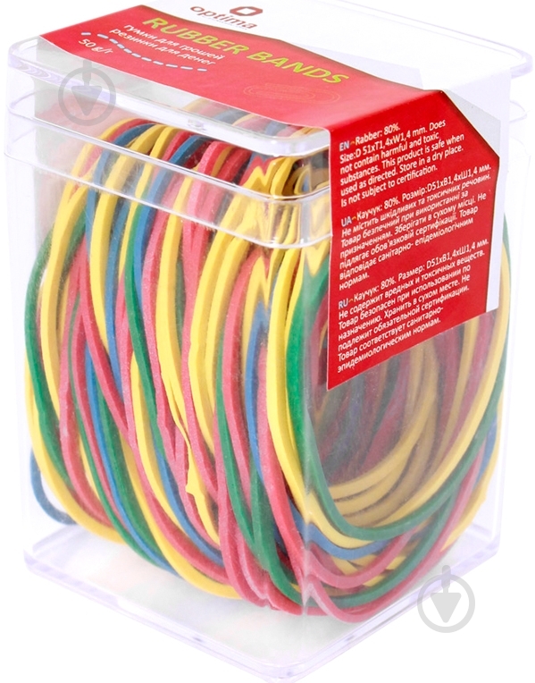 Резинки для грошей Optima O47904 50 г - фото 1