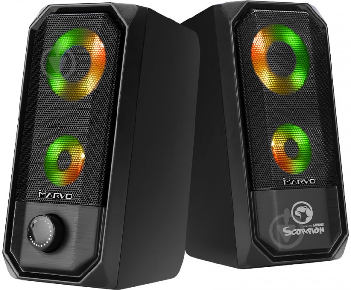 Акустическая система Marvo SG-265 Multi-LED 2.0 - фото 1
