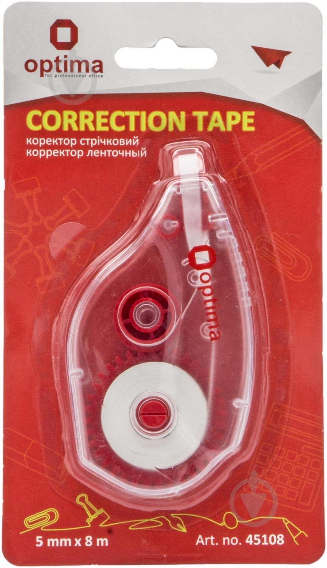 Корректор ленточный Optima 5 мм*8 м - фото 3