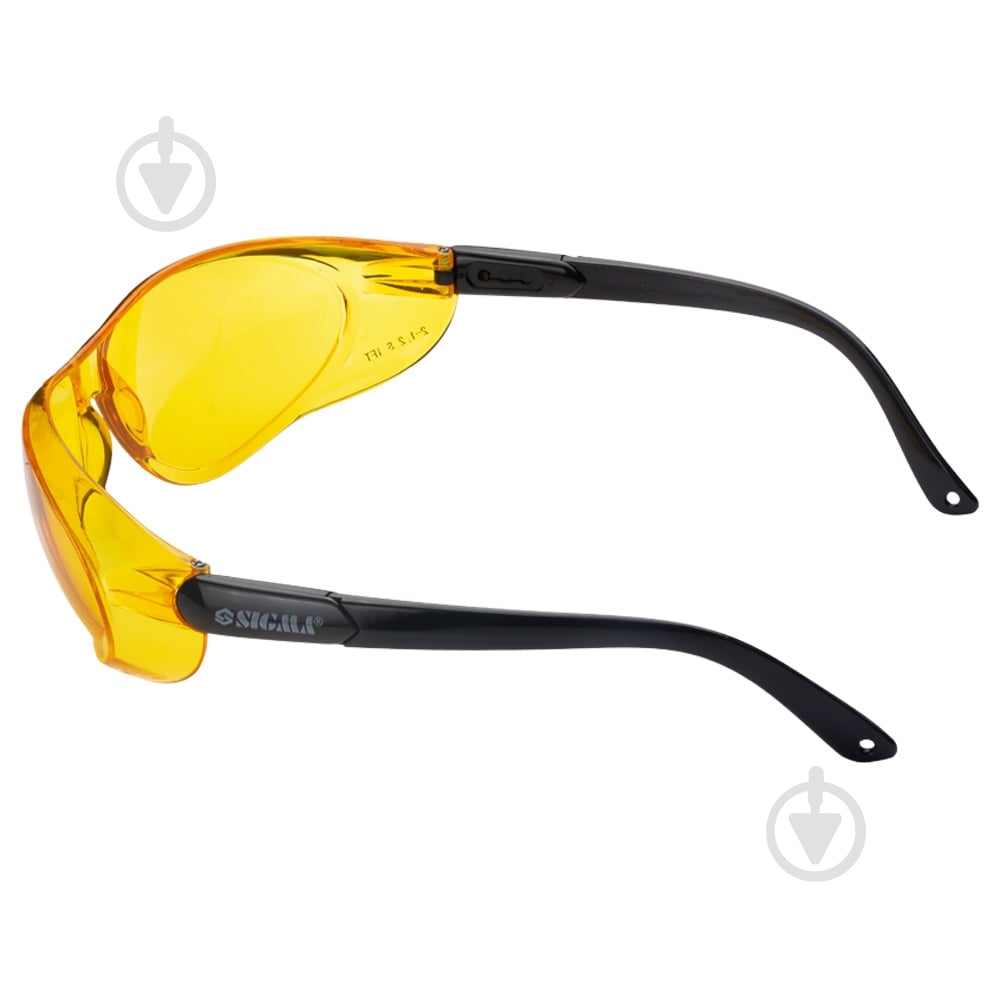 Очки защитные Sigma Python anti-scratch бурштинові 9410631 - фото 2