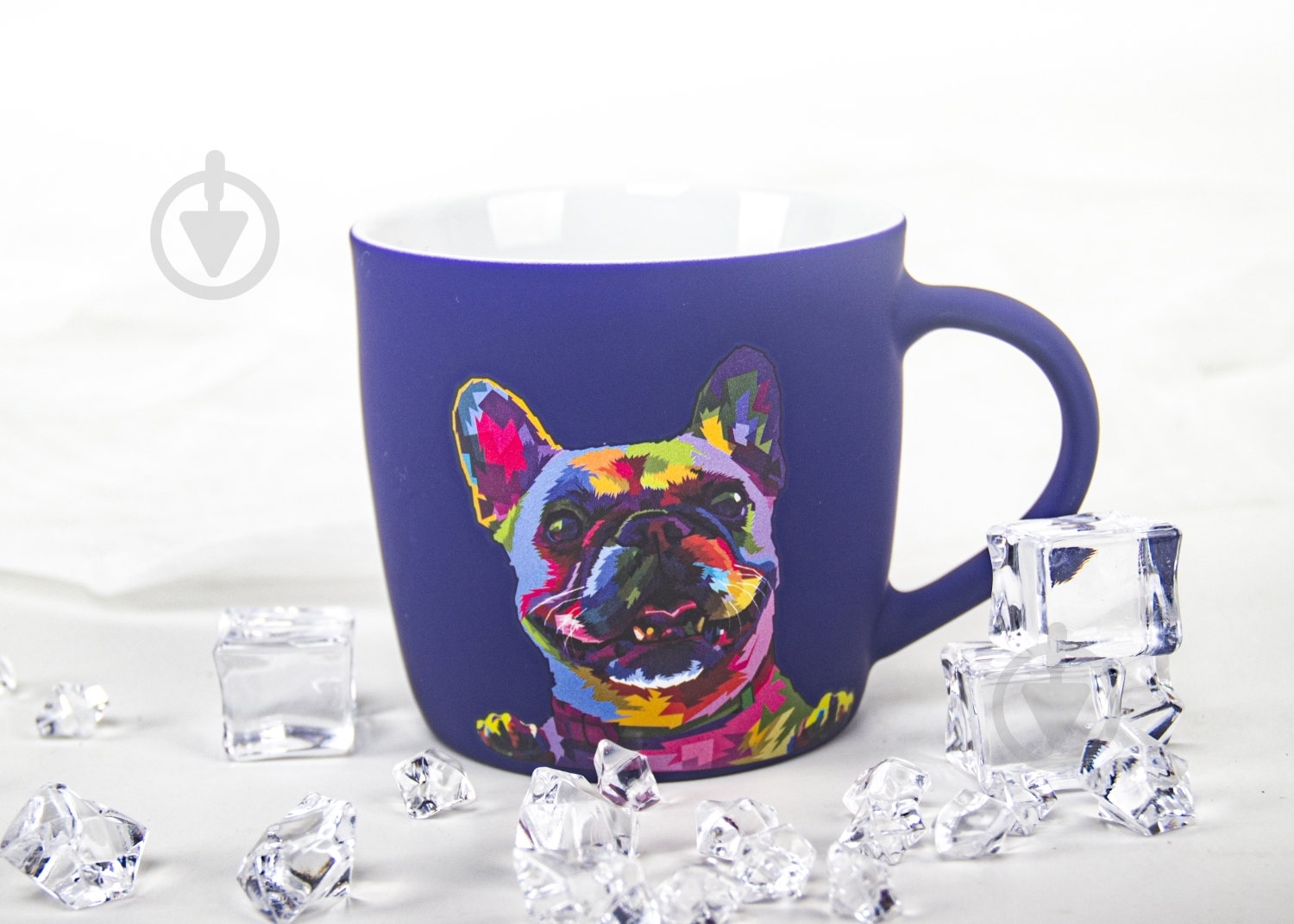 Чашка Bella Vita Neon Dog 350 мл фиолетовая - фото 2