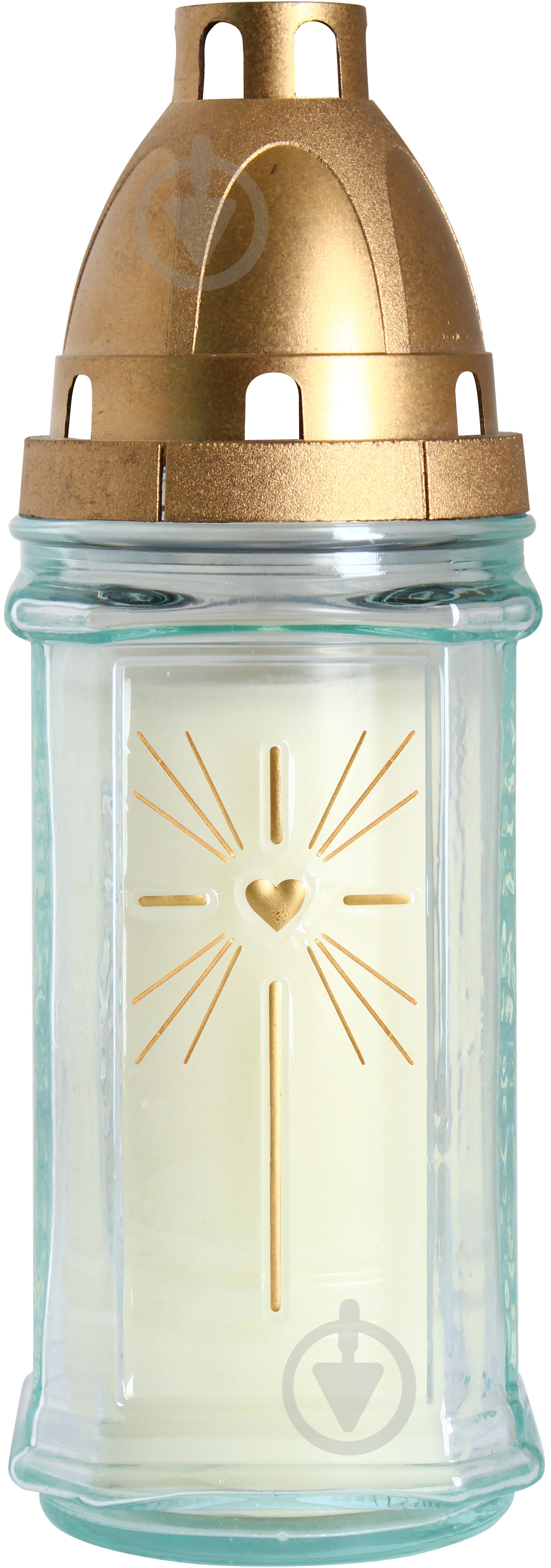 Лампада стеклянная с парафиновой запаской 3004 Bispol - фото 1