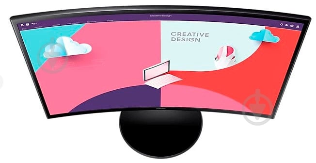 Монитор Samsung Curved LS27C360 27" (LS27C360EAIXCI) - фото 3