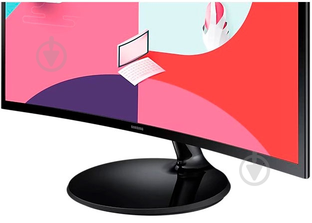 Монитор Samsung Curved LS27C360 27" (LS27C360EAIXCI) - фото 2