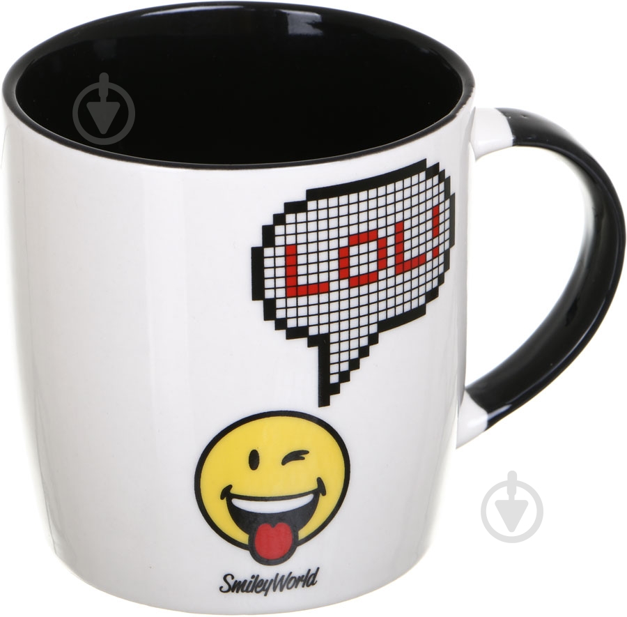 Чашка Smileyworld LOL 350 мл белая - фото 1 Чашка Smileyworld LOL 350 мл белая - фото 1