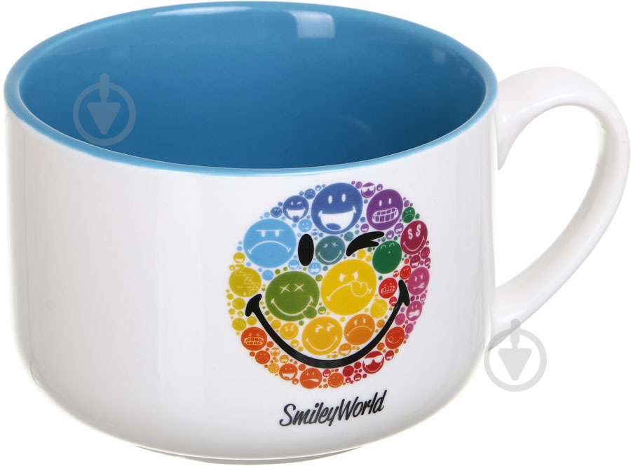Чашка Smileyworld Jumbo 850 мл белая - фото 1
