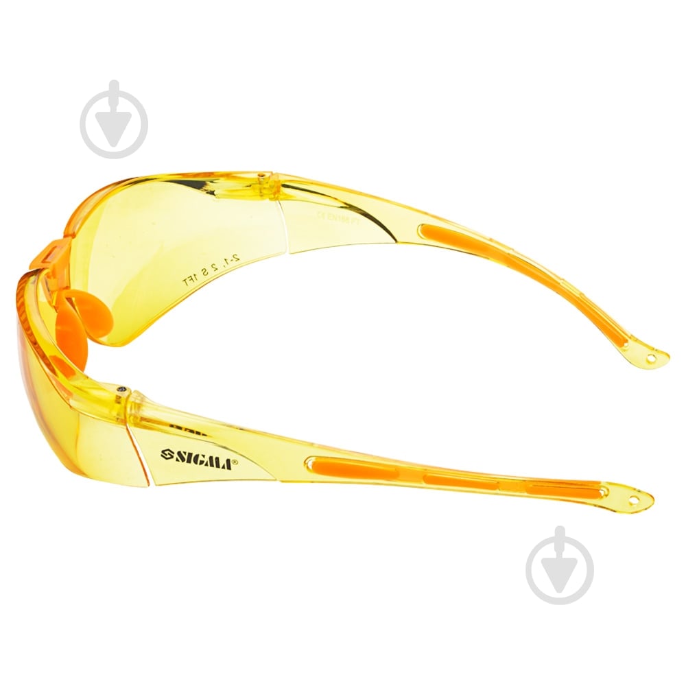 Очки защитные Sigma Python anti-scratch бурштинові 9410671 - фото 2
