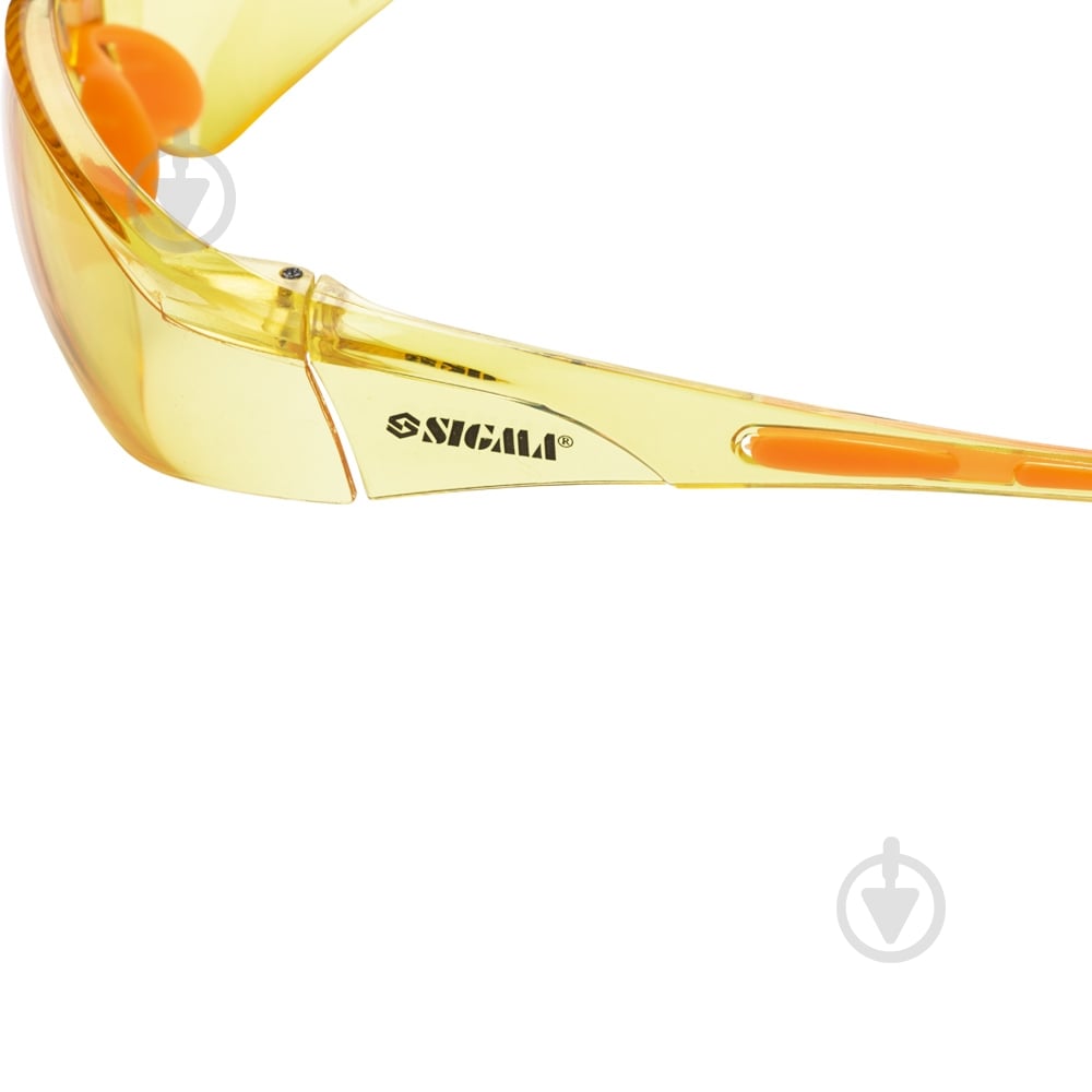 Очки защитные Sigma Python anti-scratch бурштинові 9410671 - фото 5