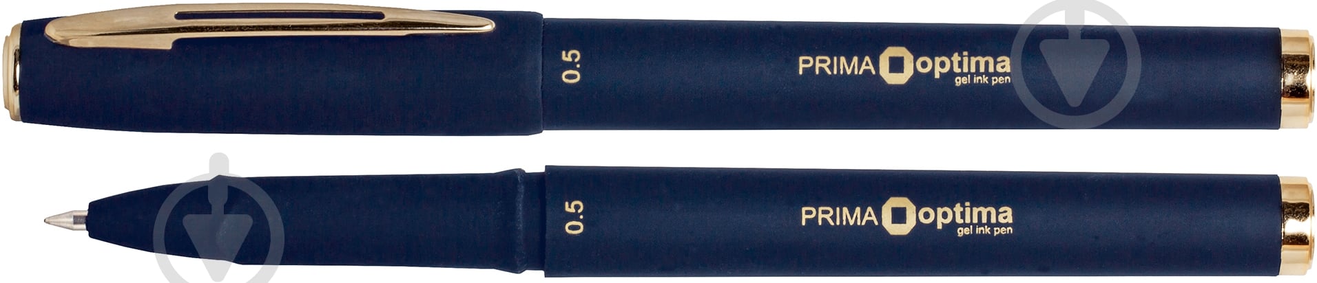 Набор ручек гелевых Optima Prima 0.5 мм синий 12 шт. O15638-02 - фото 1