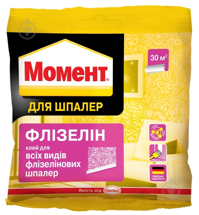 Клей для шпалер Момент Флізелін 95 г - фото 1