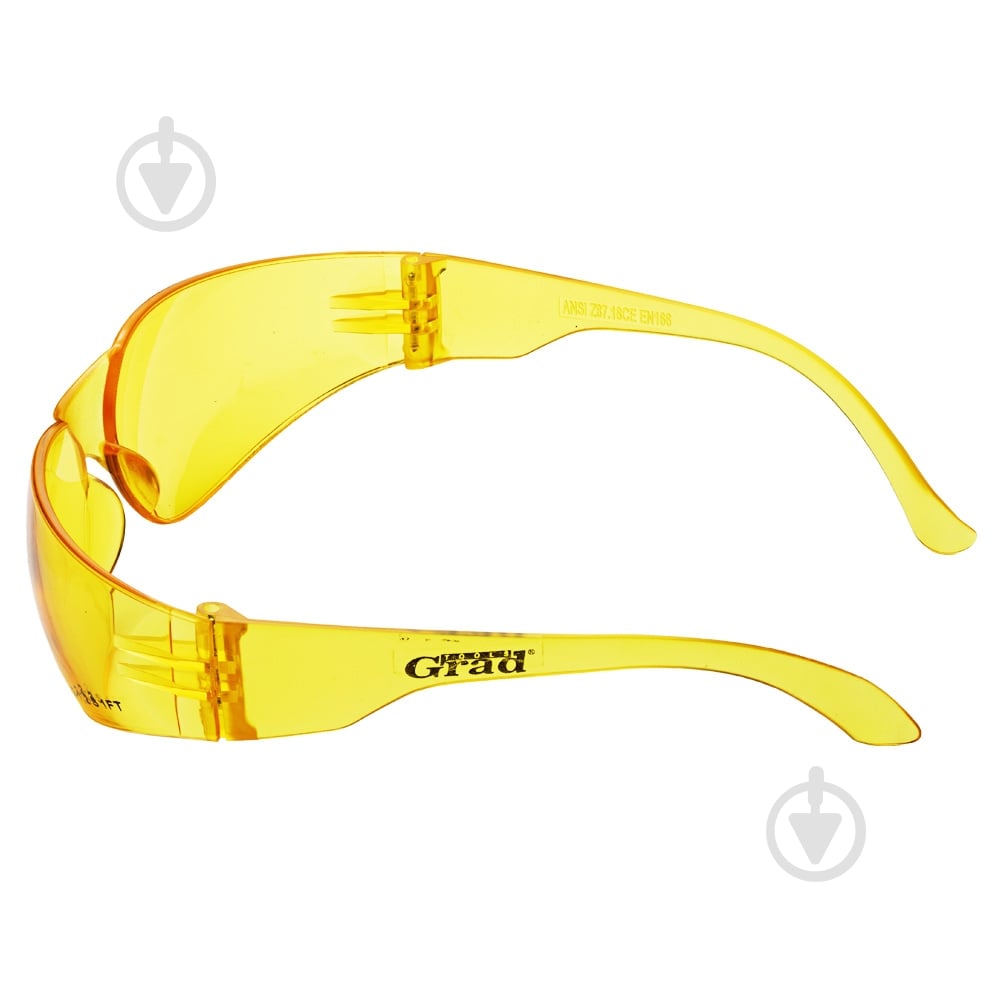 Очки защитные Grad Python anti-scratch жовті 9411635 - фото 2