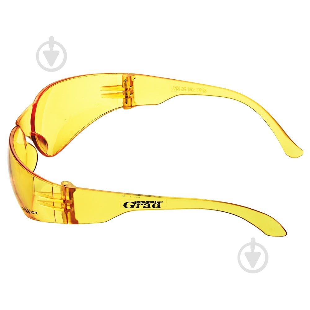 Очки защитные Grad Python anti-scratch жовті 9411635 - фото 5