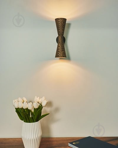 Бра Iterna Holmen 2ХG9 2xG9 ясень LW058 - фото 5