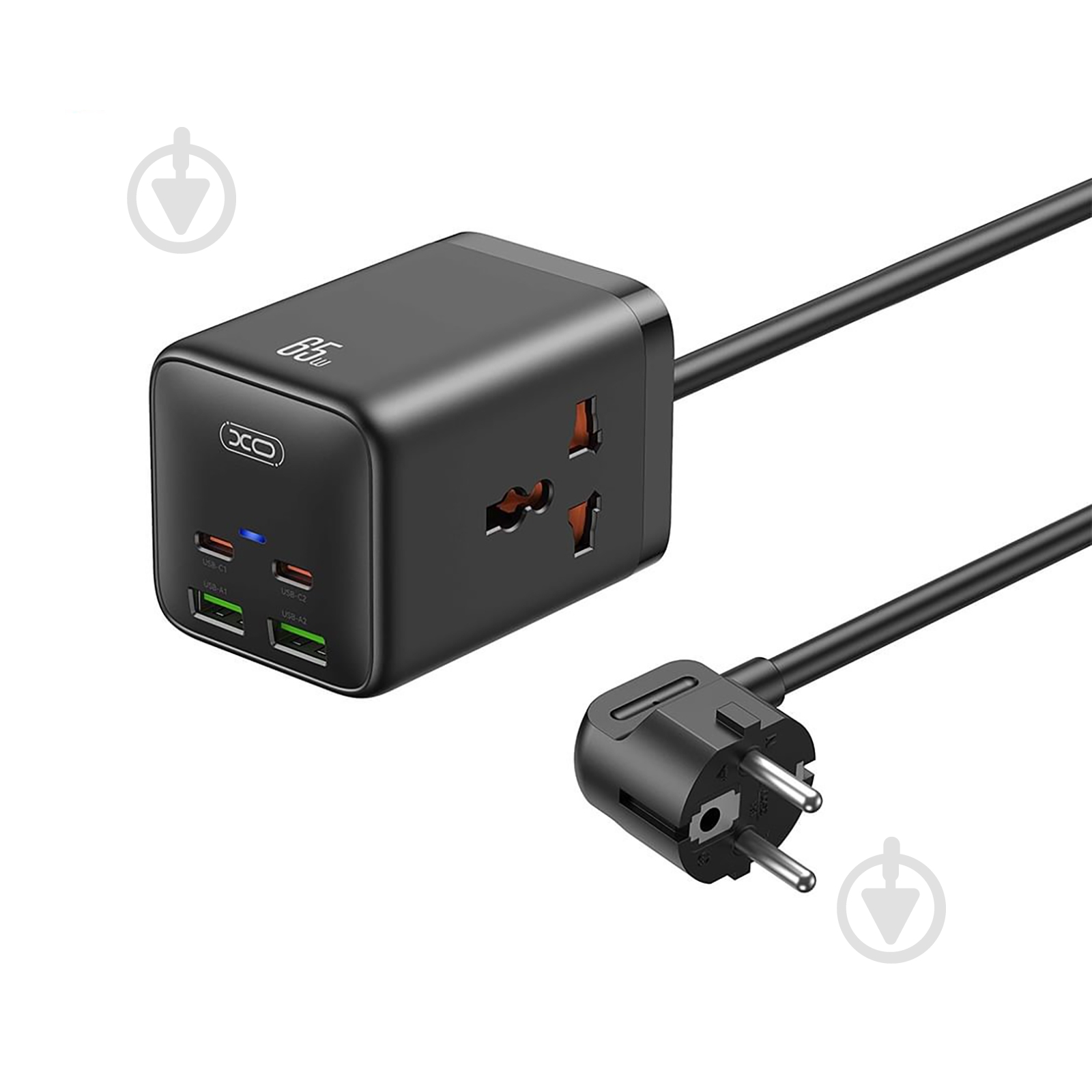 Мережевий фільтр Xo WL24 2 розетки, 2 USB-А/2 USB-C порти - фото 1 Мережевий фільтр Xo WL24 2 розетки, 2 USB-А/2 USB-C порти - фото 1