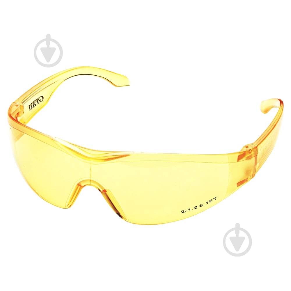 Очки защитные Grad Python anti-scratch жовті 9411675 - фото 1