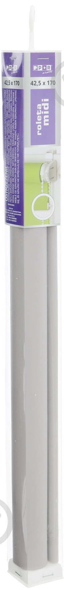 Ролета мини Impulso P+R Midi Epi 80x170 см серая - фото 5