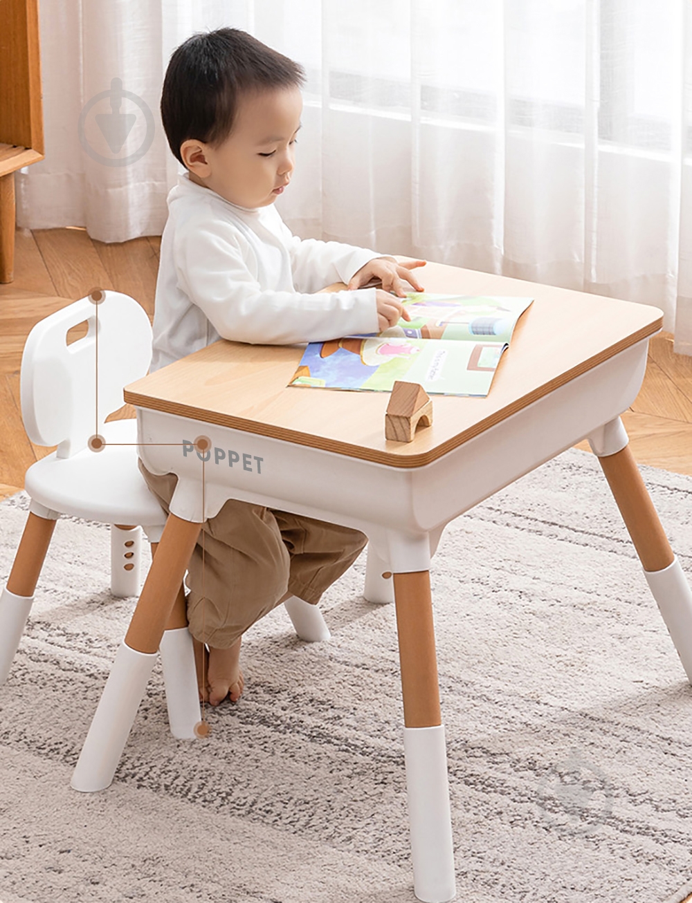 Комплект стол и стул Poppet 3 в 1 PP-010 - фото 10