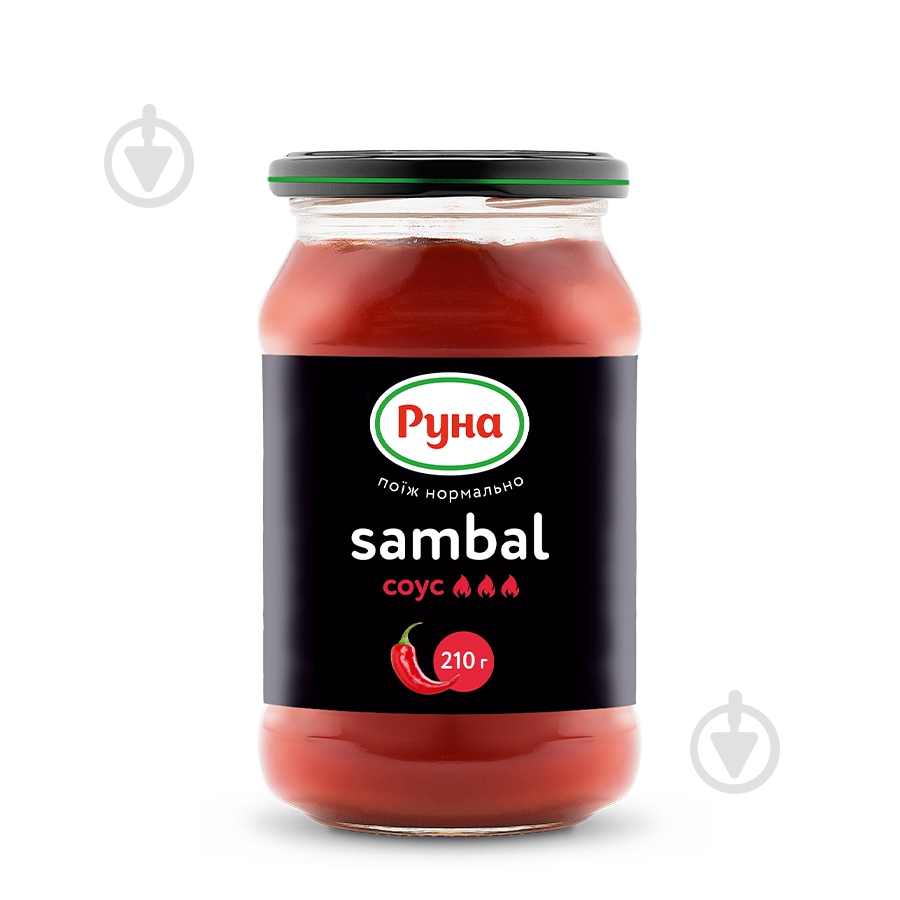 Соус Руна Sambal 210 г - фото 1