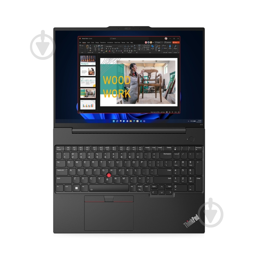 Ноутбук Lenovo ThinkPad E16 Gen 1 16" (21JT0018RA) graphite black - фото 2 Ноутбук Lenovo ThinkPad E16 Gen 1 16" (21JT0018RA) graphite black - фото 2