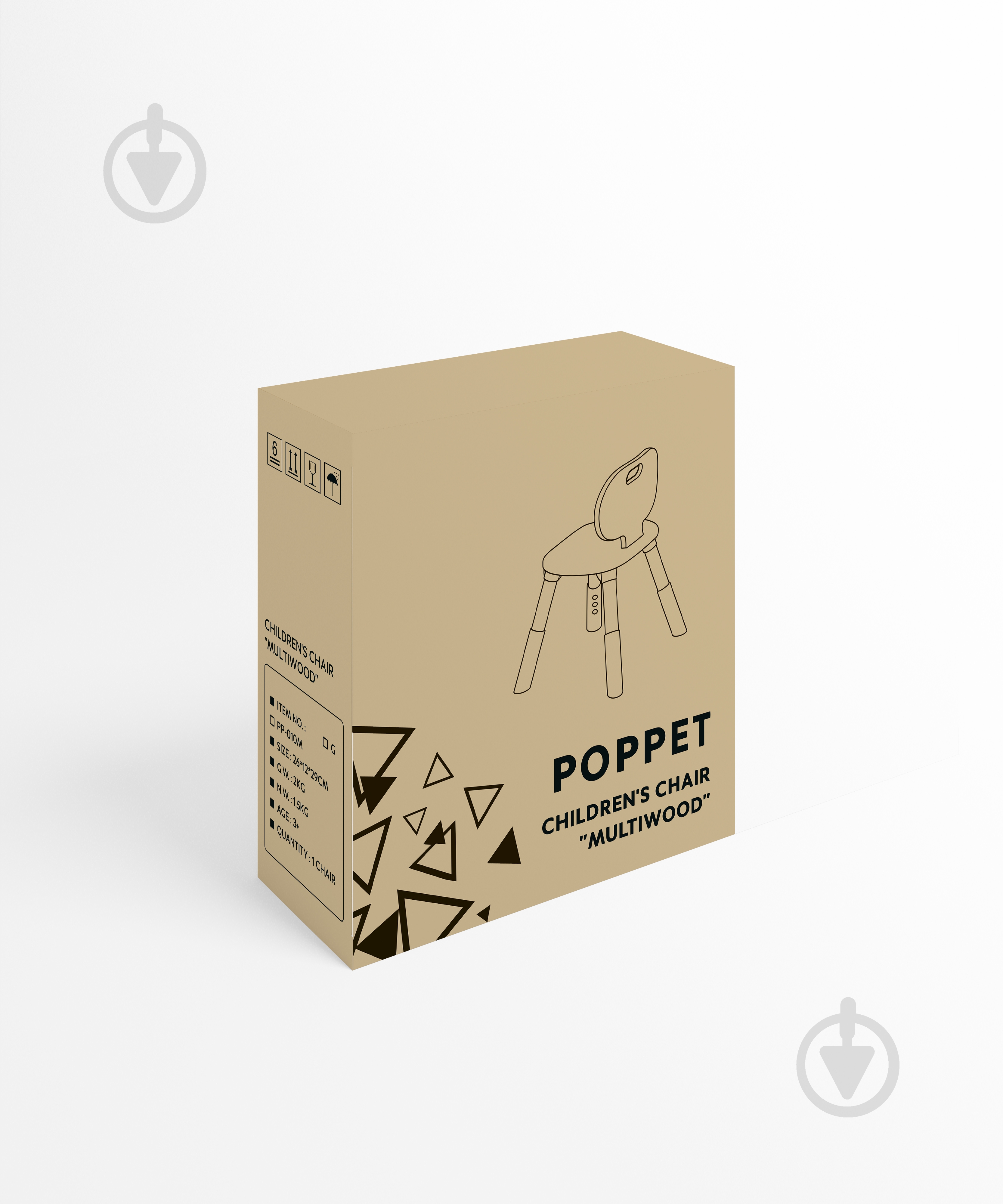 Стул Poppet Мультивуд PP-010M - фото 2