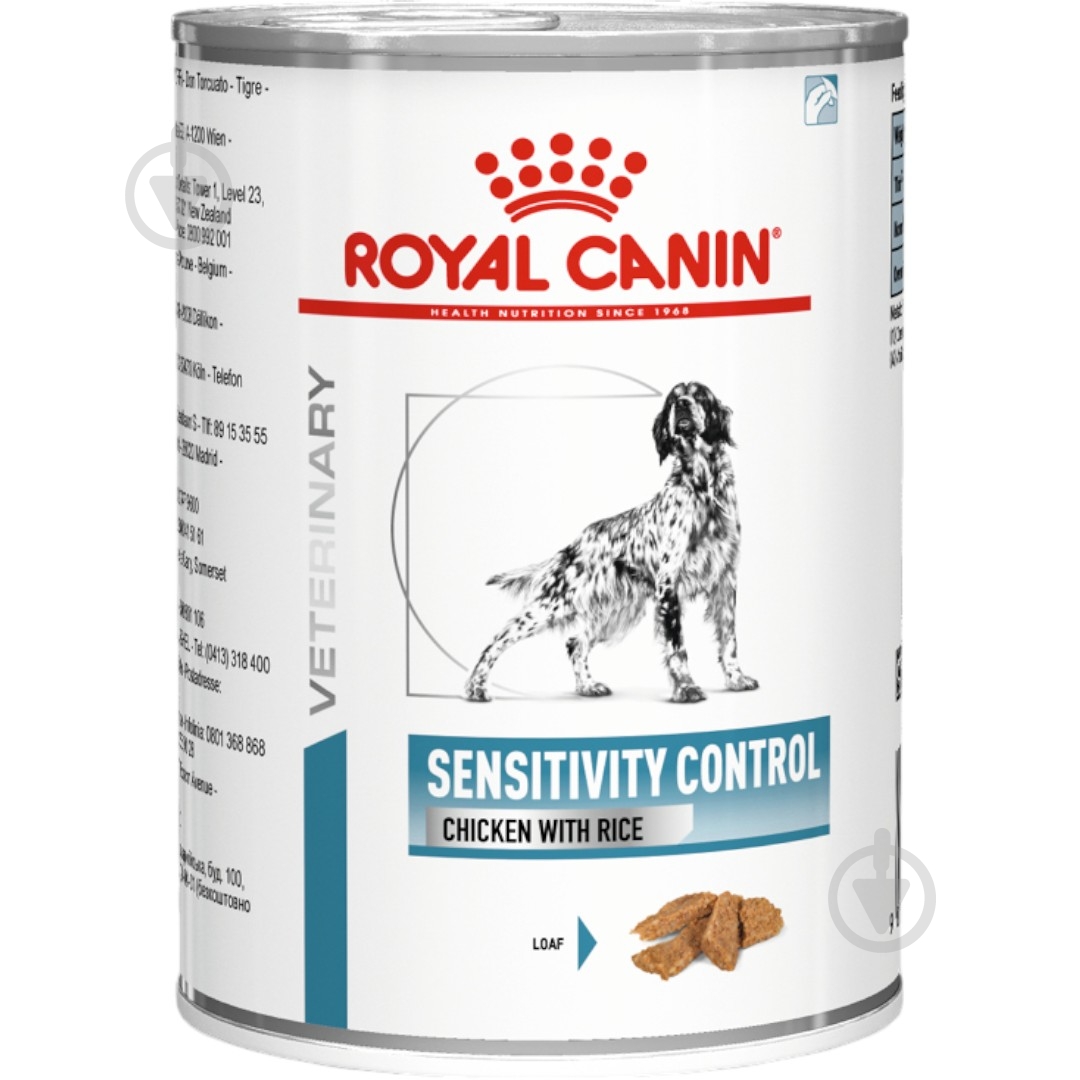 Консерва Royal Canin V.D. для собак Sensitivity Control with chiken loaf ж/б 10+2 420 г - фото 1 Консерва Royal Canin V.D. для собак Sensitivity Control with chiken loaf ж/б 10+2 420 г - фото 1