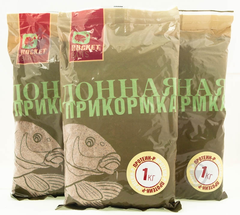 Прикормка Rocket Baits Протеин-Р 1000 г рыба - фото 1